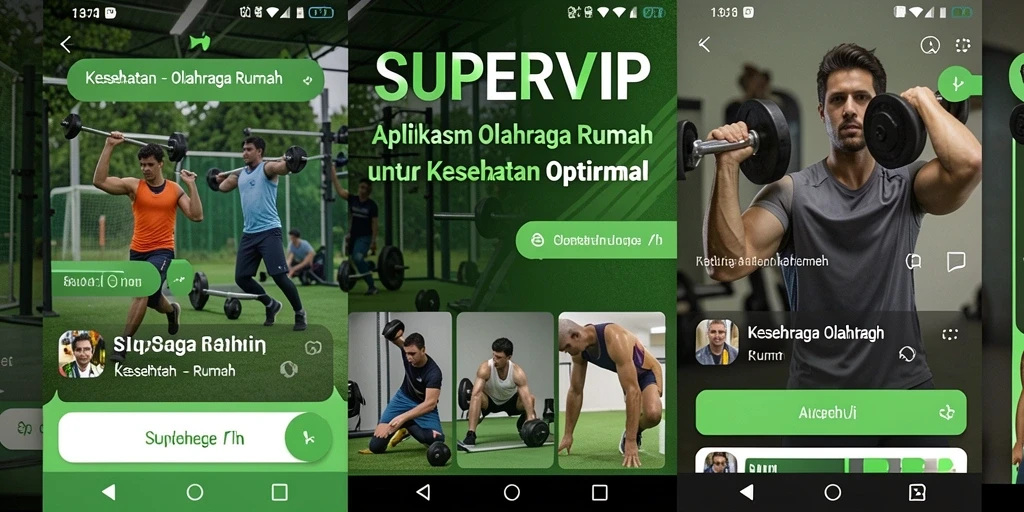 Antarmuka SUPERVIP yang sederhana dan menarik.