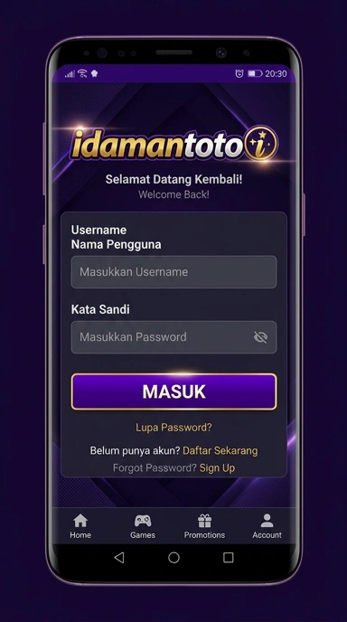 Panduan Masuk Akun idamantoto untuk Pengguna Android