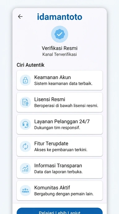Kanal Resmi idamantoto untuk Pengguna Android